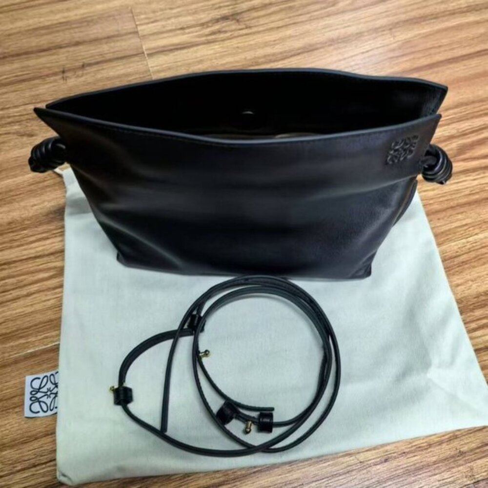 Mini Flamenco clutch in nappa calfskin